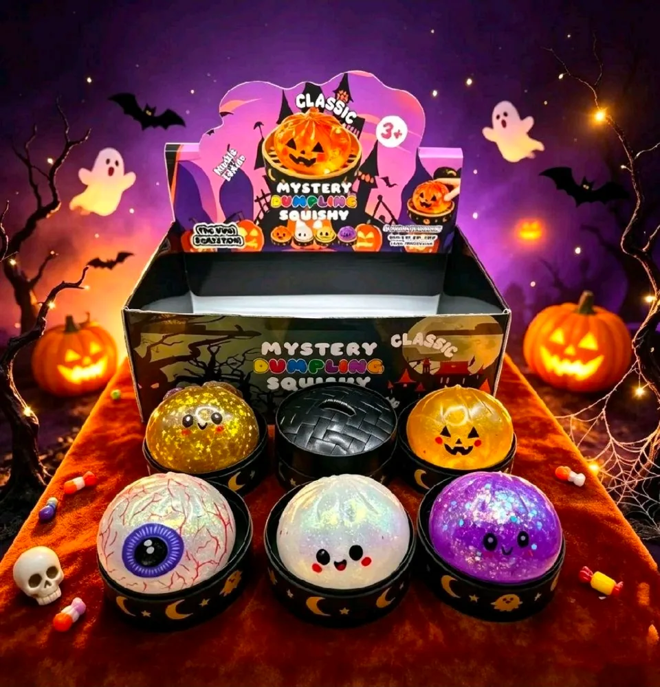 STEAMED BUN ,SQUISHY HALLOWEN